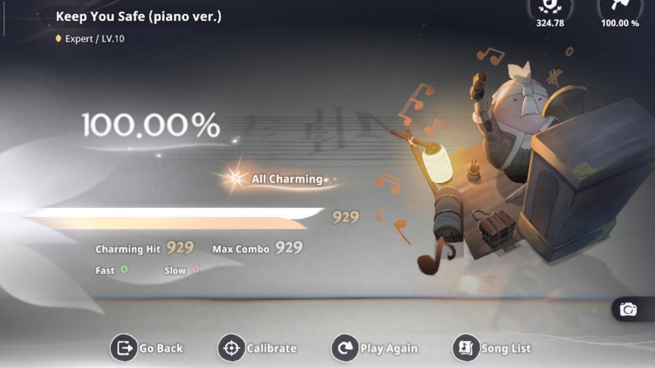 (MÉXICO) [DEEMO II] Keep You Safe (piano ver.) EXPERT / Lv.10. 100% All charming