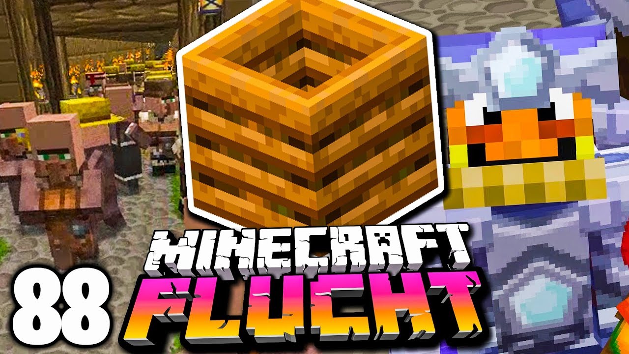 Durch dieses ITEM produzieren wir endlich DORFBEWOHNER ☆ Minecraft FLUCHT #88