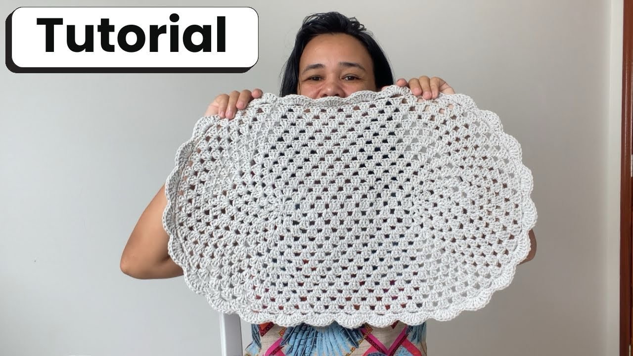 Tapete para iniciante, muito facil. Passo a passo bem detalhado. 