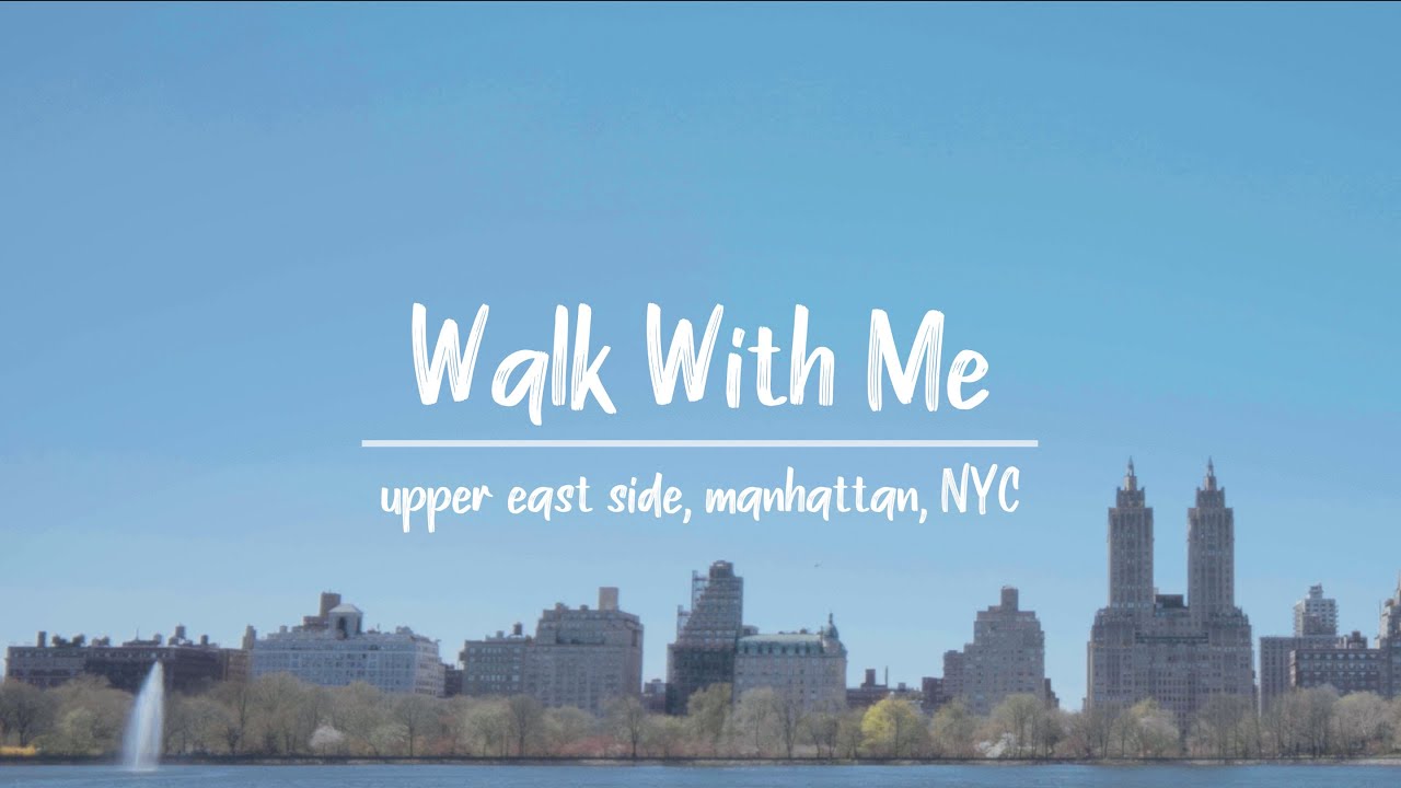 [4K] Walking NYC Beautiful Day in Upper East Side | Central Park | Reservoir