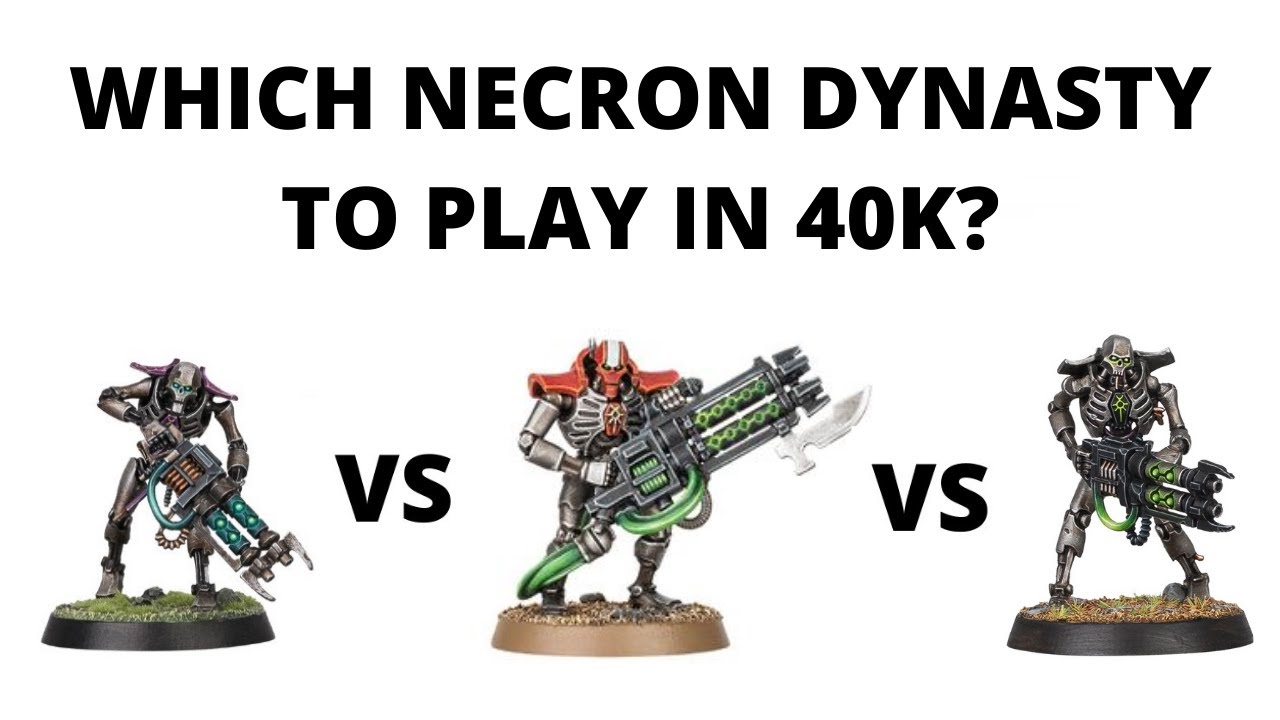 Which Necron Dynasty to Play in Warhammer 40K - Necrons Army Tactics