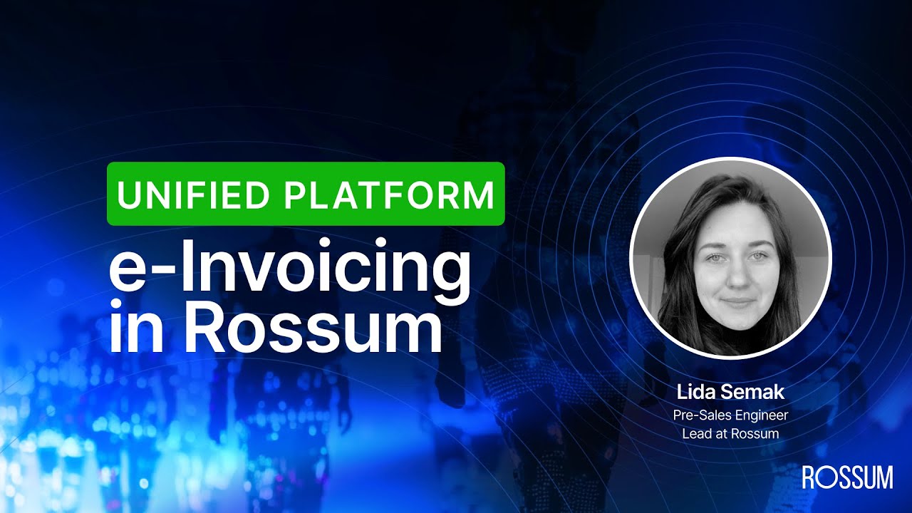 Rossum e-invoicing demo