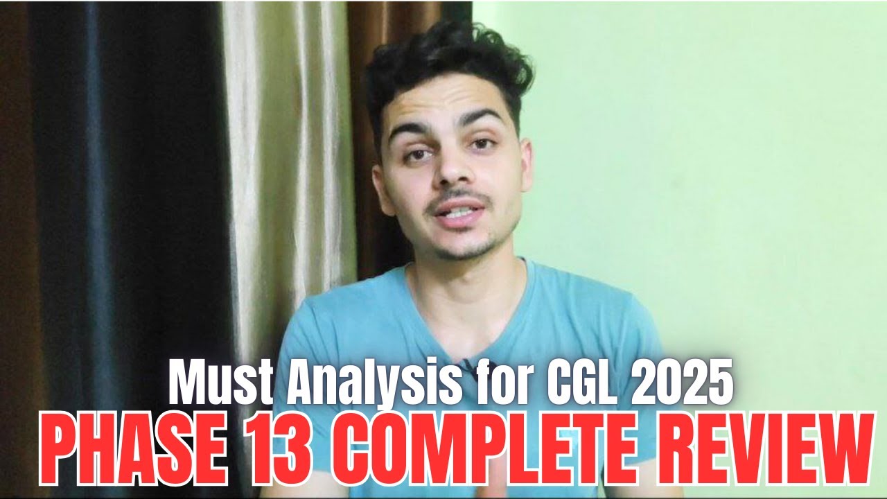 SSC Phase 13 Re-exam Complete Anlaysis | Question Level Changed | Subject wise review for Phase 13