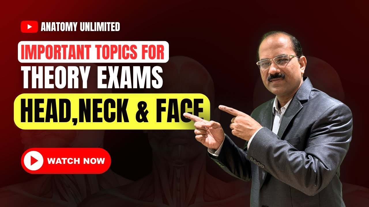 Master Head, Face & Neck Anatomy: Important Topics & Exam Tips