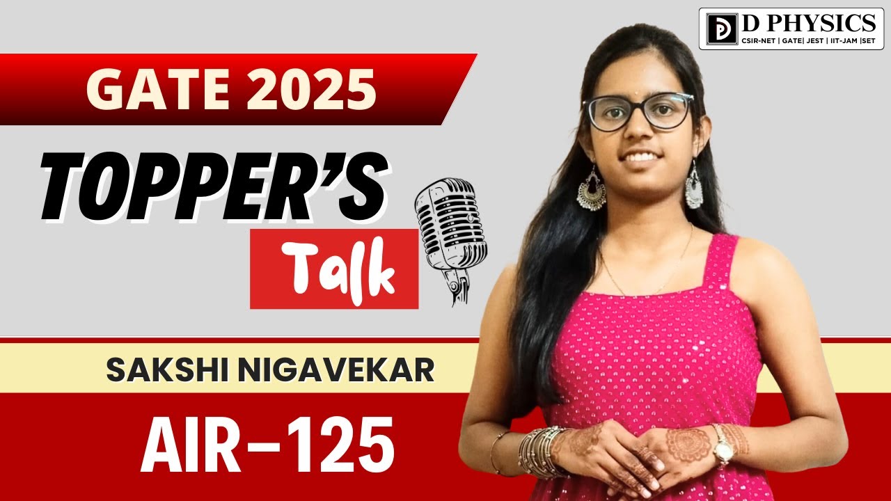 Topper's Interview I AIR - 125 GATE-25 I Sakshi Nigavekar