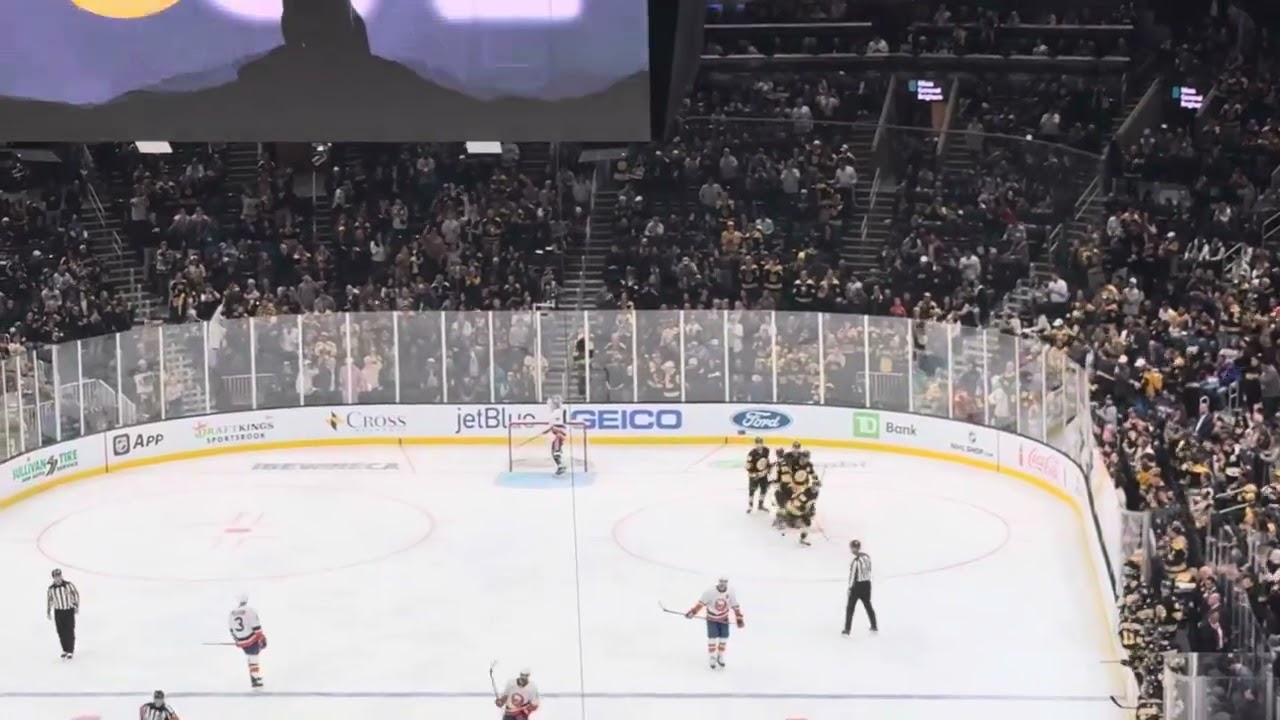 Boston Bruins Live Goal 2025 (Elias Lindholm PPG)