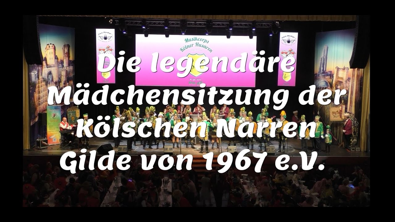 Die legendäre Mädchensitzung der Kölschen Narren Gilde !