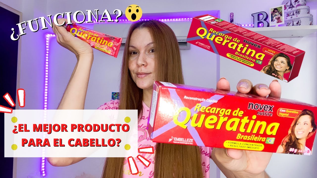 COMO RECUPERAR EL CABELLO CON LA RECRAGA DE QUERATINA NOVEX | Barbie Rojas