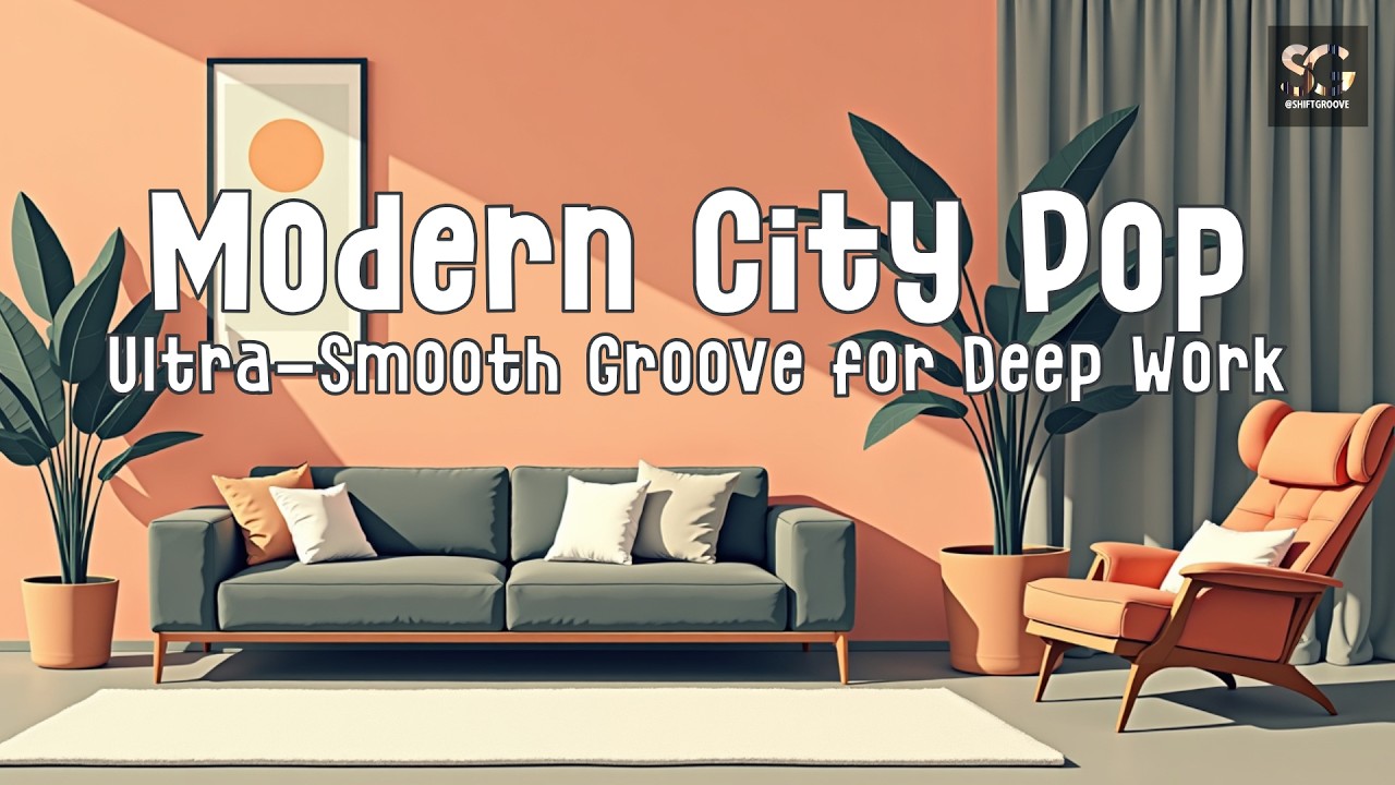 Ultra-Smooth Groove Pop for Deep Work 🌆 | Modern City Pop & Soft Funk Mix