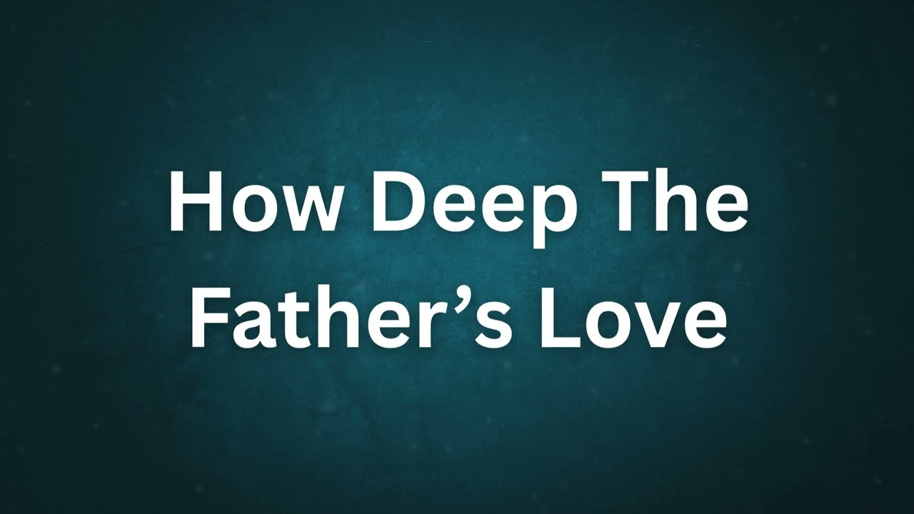 How Deep The Father's Love - Instrumental Piano Backing with Lyrics