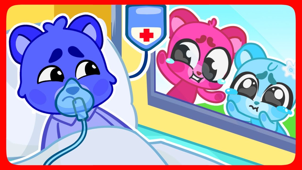 😱 Oh, no! Daddy Got Sick! 👨&zwj;⚕️🩺💊 Cartoons for Kids by Funny Cubs 🧸&hearts;️