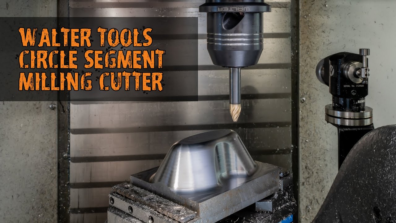 Walter Tools MD838 Circle Segment Milling Cutter w/ Mastercam Multiaxis Morph | Haas VF-2YT + TRT160