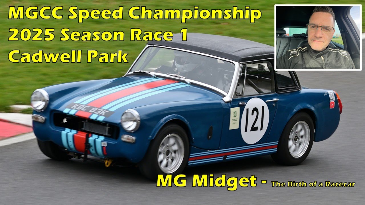 Cadwell park sprint MG Midget 2025 MGCC Speed Championship - Birth of a Racecar