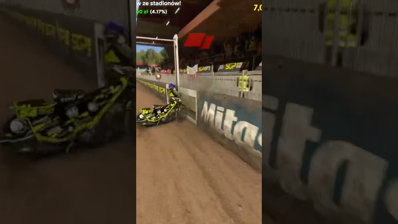 Upadek Przed Samą Metą! #żużel #gryżużlowe #speedwaychallenge2025 #sc25