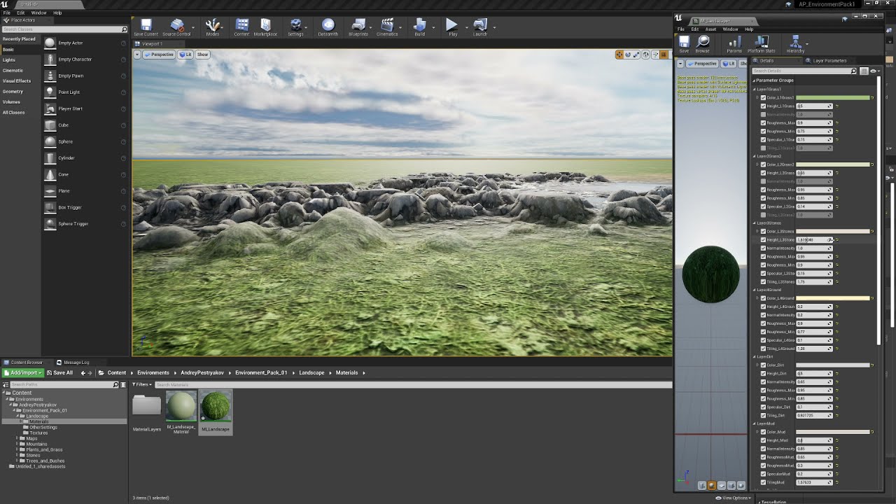 How to install and use Environment Pack for Unreal 4.26