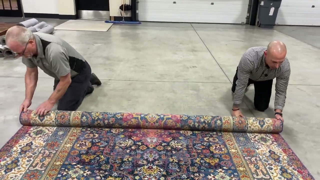 How to Roll a Rug