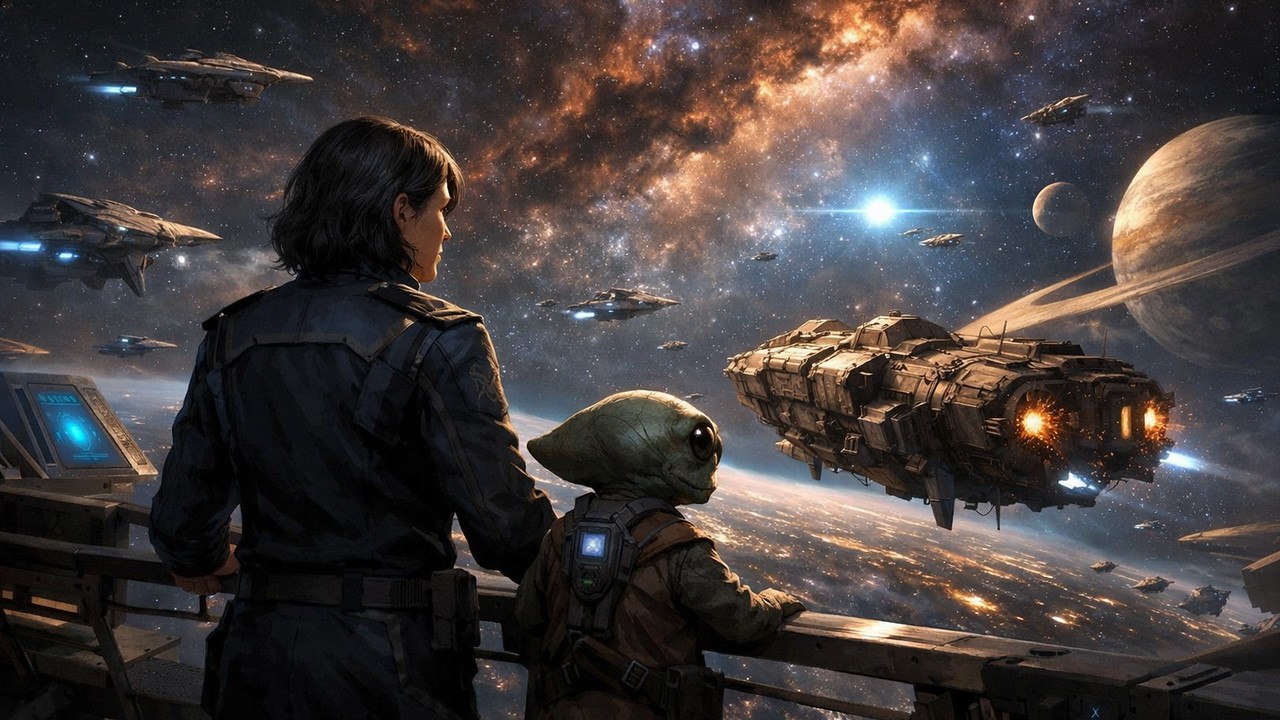 Humanity's Battleship Appeared   And Started A War With The Galactic! HFY