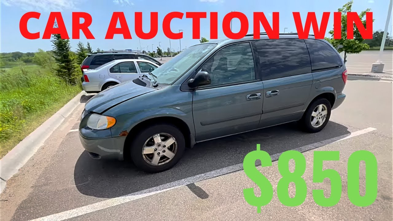 ЗАБИРАЮ СВОЙ DODGE GRAND CARAVAN 2005 ГОДА, КОТОРЫЙ Я КУПИЛ ЗА 850 ДОЛЛАРОВ НА АУКЦИОНЕ У АВТОДИЛ...