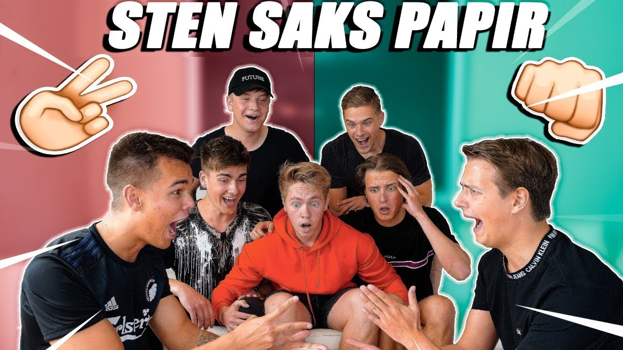 STEN SAKS PAPIR KONKURRENCE MED GUTTERNE?!!!