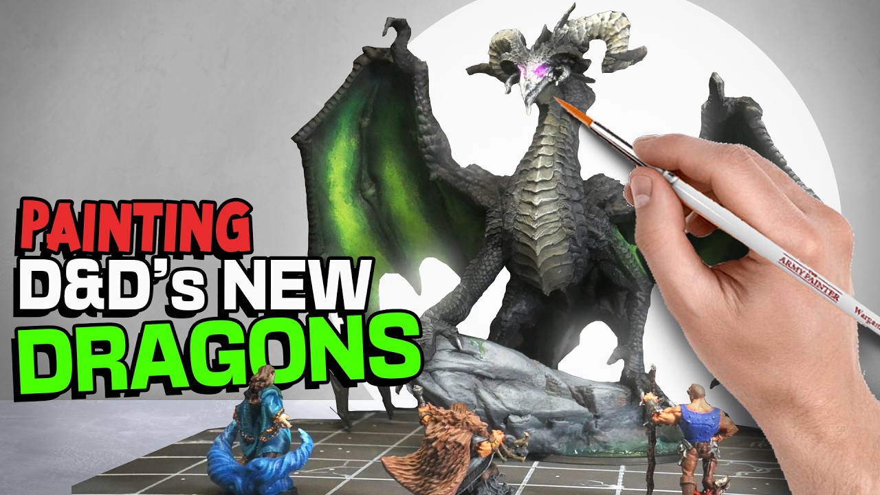 The NEW D&D Dragons are AWESOME - So I Painted One!