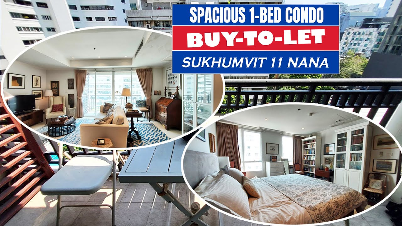 Spacious 1-Bedroom Condo Sukhumvit 11 - Bangkok Property Tour