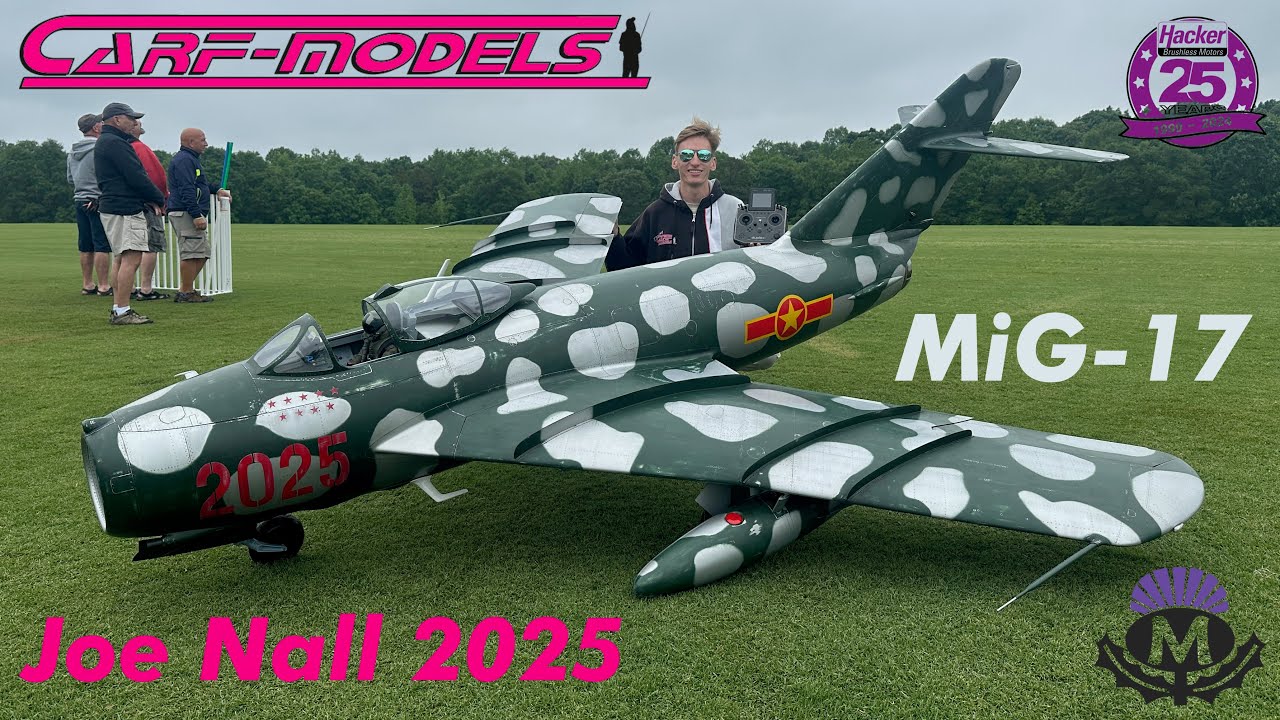 MIG-17 RC SCALE JET - CARF MODELS - BY MAX CHRUBASIK -  AT JOE NALL 2025