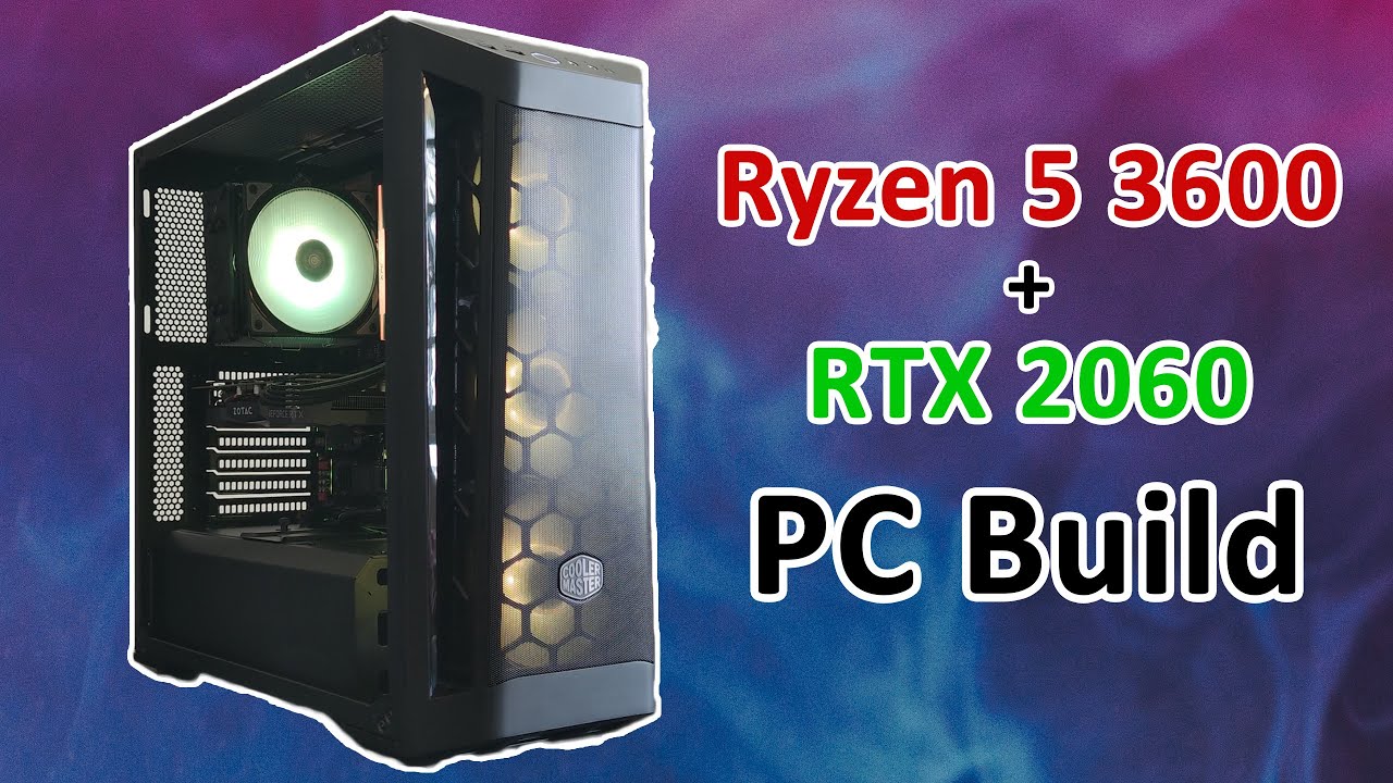 Building A Ryzen 5 3600 + RTX 2060 Gaming PC In 2020!