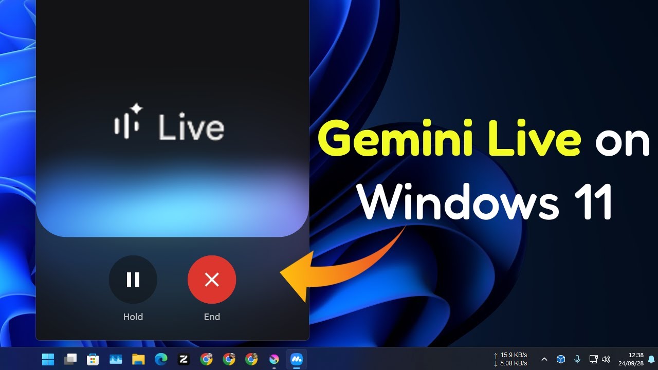 How to Use Gemini Live on Windows 11 (AI Voice Conversation on PC)