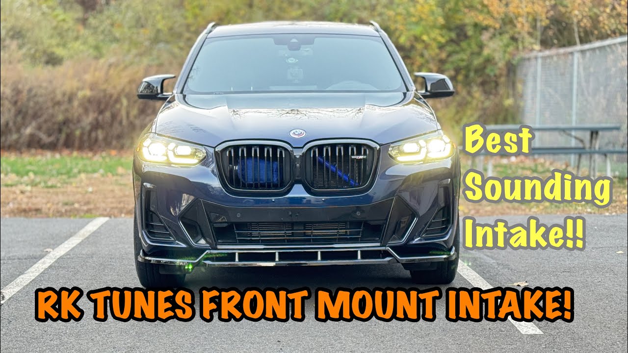 Установка впускного коллектора RK Tunes Front Mount на мой x3M40i! + Тяги/Звуковой клип!!