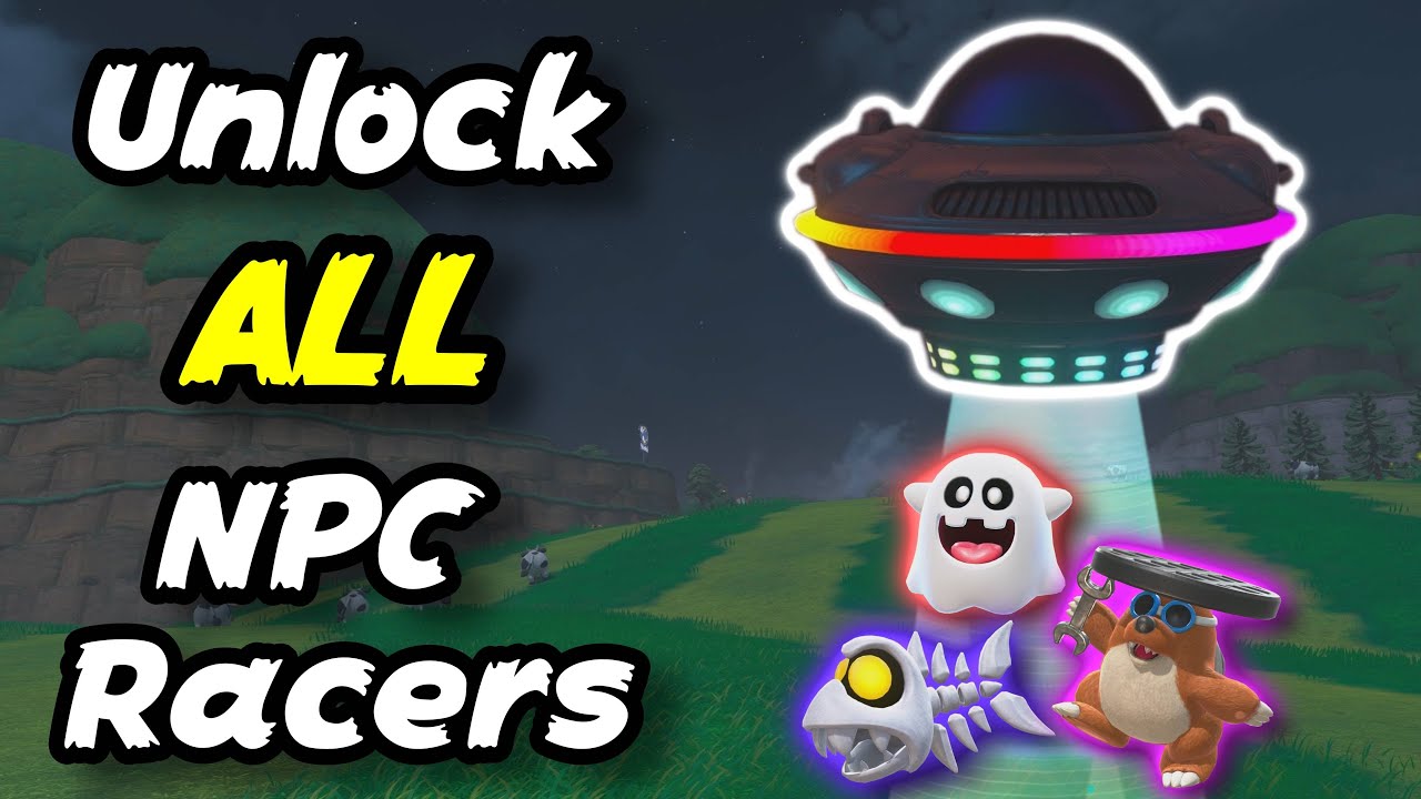 Разблокируйте ВСЕХ персонажей NPC менее чем за 60 минут (метод НЛО) – Mario Kart World