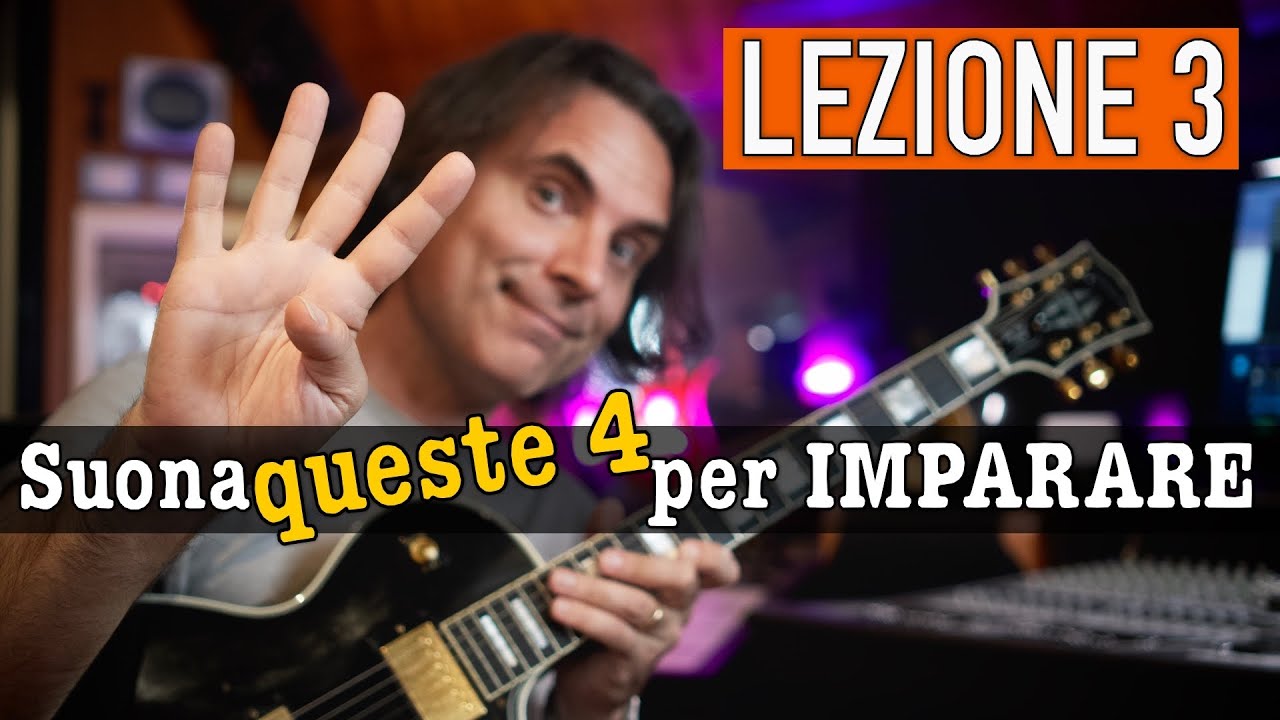 4 Tecniche della Chitarra Rock che TUTTI Devono Sapere! | Terza Lezione di Chitarra Elettrica
