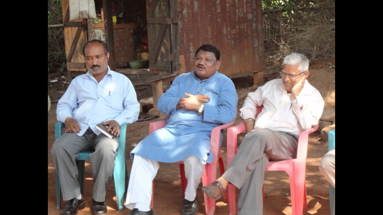 Jual Oram addressing public meeting at different Village of Gurundia block