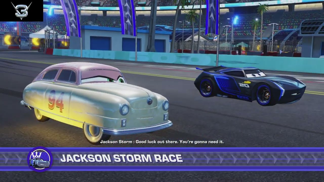 Cars 3: Driven to Win (PS5) Louise Nash Vs Jackson Storm (Hard)