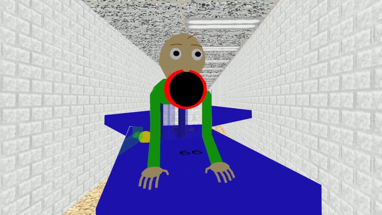БАЛДІ  КАТАЄТЬСЯ НА ДВЕРЯХ — BALDI LIKES DOOR