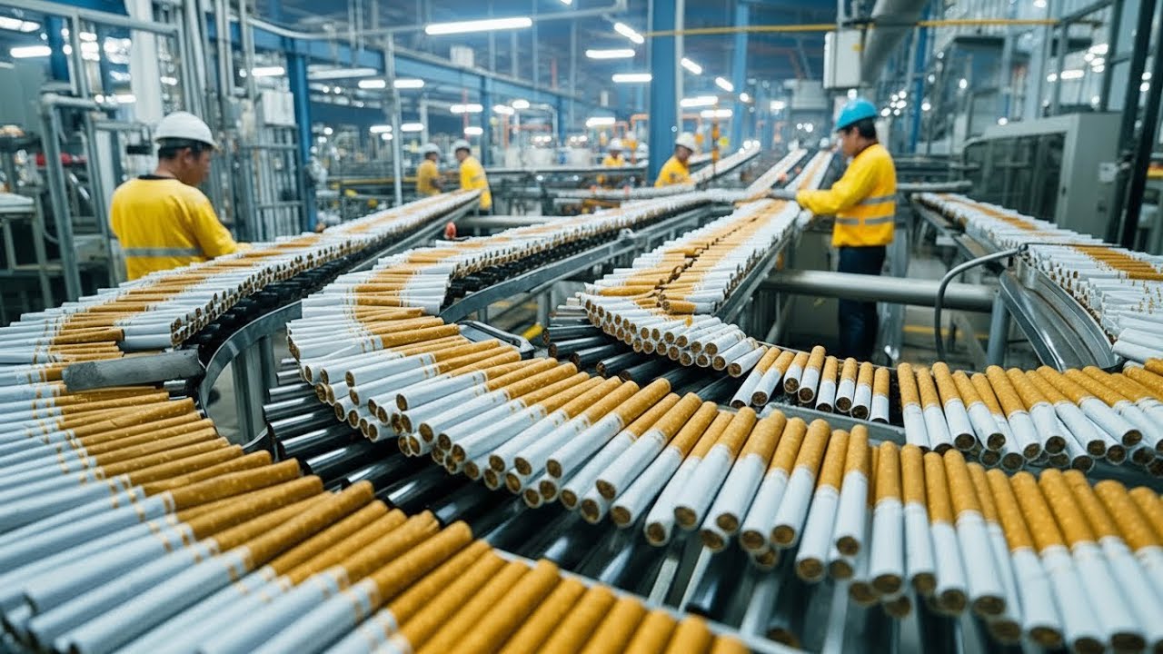 Inside a Factory Where 100,000 Cigarettes Are Made Every Minute | Full Manufacturing Process