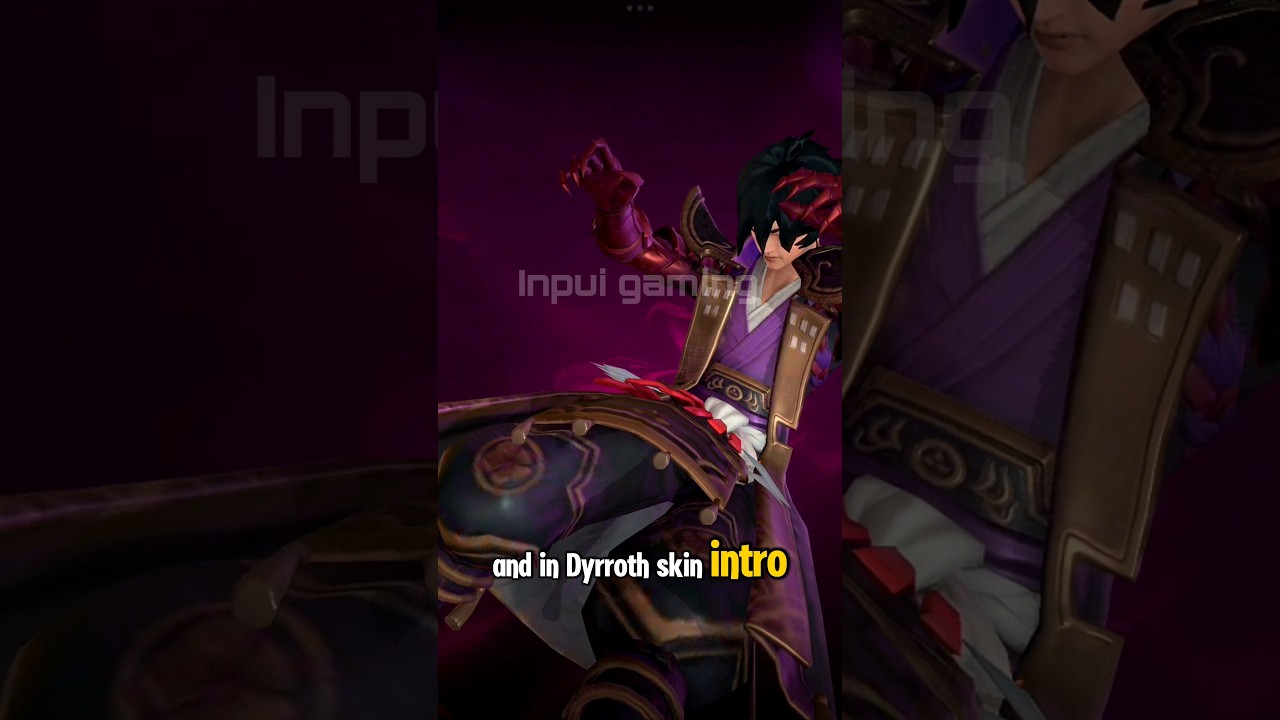 Облик коллекционера Диррота в интро легендарного образа Франко #шорты #mlbb #mobilelegends