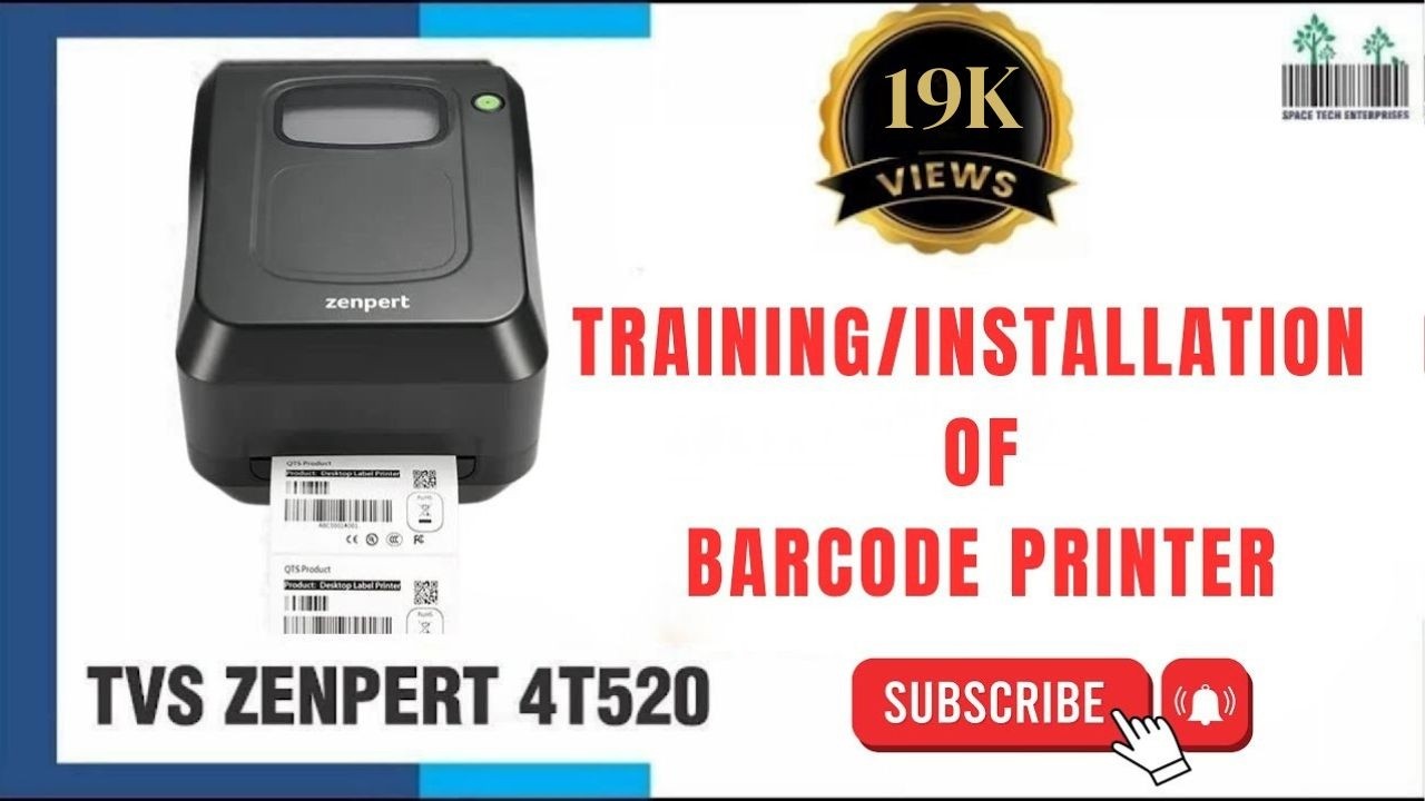 Barcode Printer Zenpert 4T520 TVS Barcode Printer Label Printer TVS Zenpert4T520 Machine HowToinsert