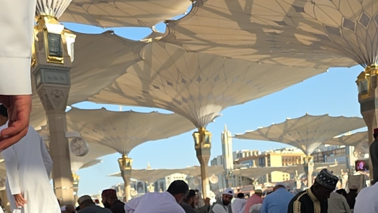 مسجد نبوی صلی اللہ علیہ والہ وسلم۔۔رمضان المبارک #makkah#ziyara #foryou #travel #viralvideo #youtube