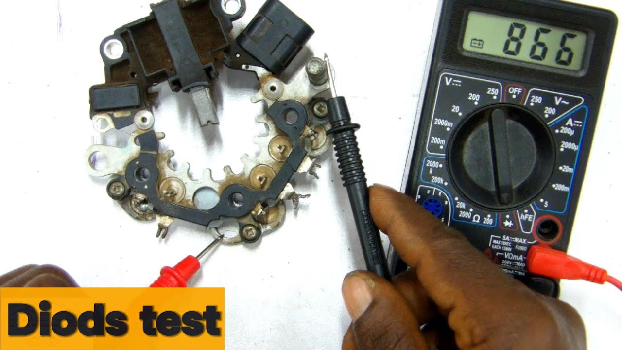 Alternator Diodes |Testing  Bad Diode  | How It Works (Part 1)