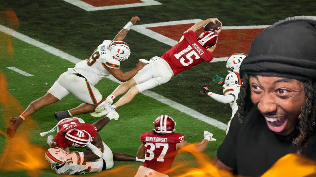 MENDOZA HEISMAN MOMENT!! #1 Indiana vs # 10 Miami Hurricanes National Championship Game!