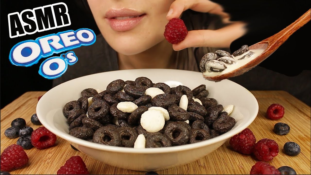 ASMR CEREAL OREO O'S CRUNCHY SWEETS DESSERT | MUKBANG EATING SOUNDS No Talking 먹방 | Kasmia ASMR