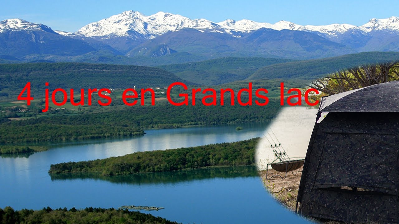 96 heures sur un lac turquoise / session pêche de la carpe au lac de Montbel