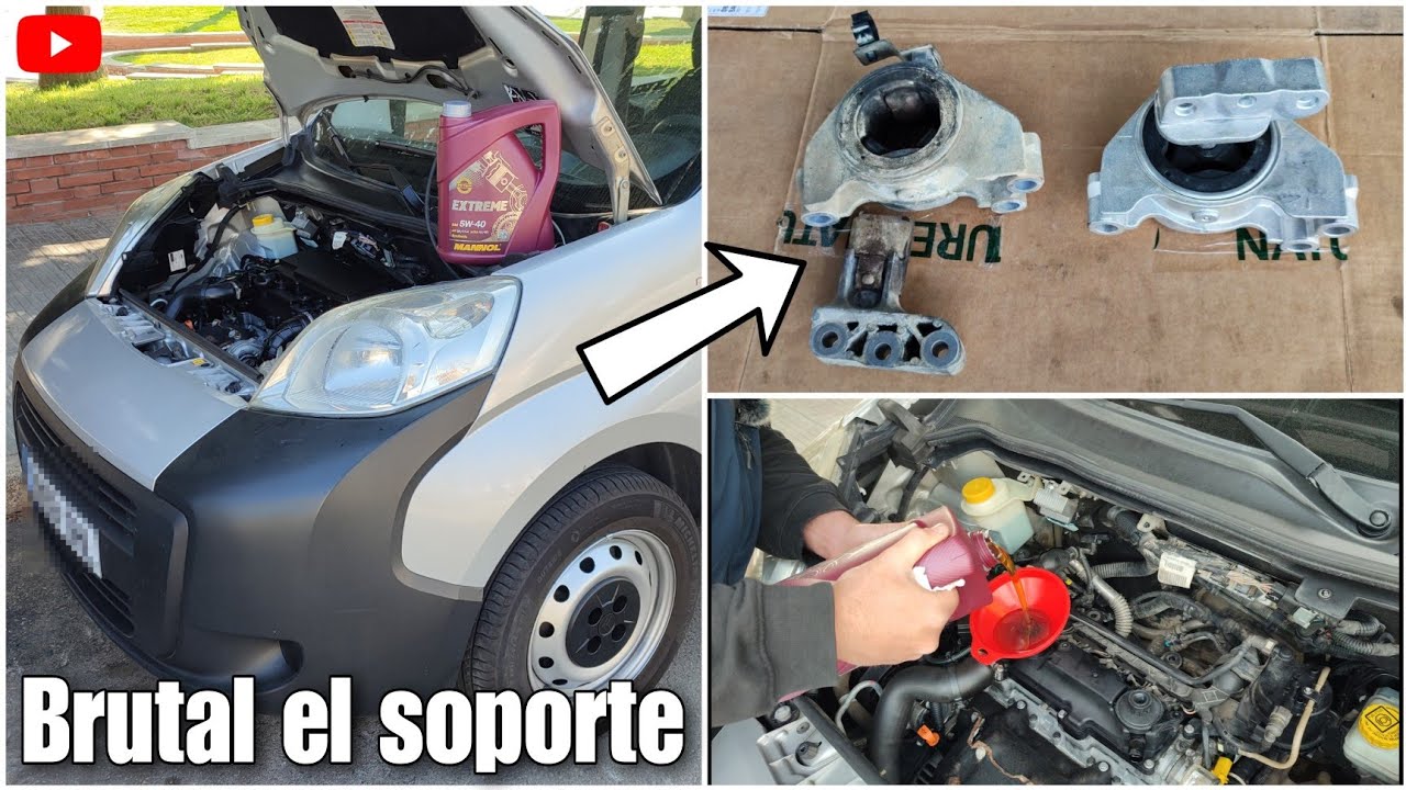Citroën Nemo | Cambio aceite, filtros y soporte de motor 🔧