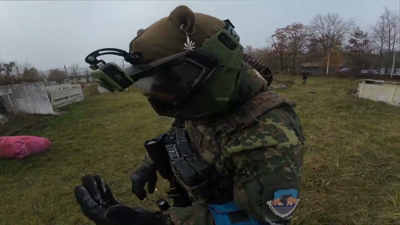 Paintball schöner Spieltag in Schönwalde Paintballarena