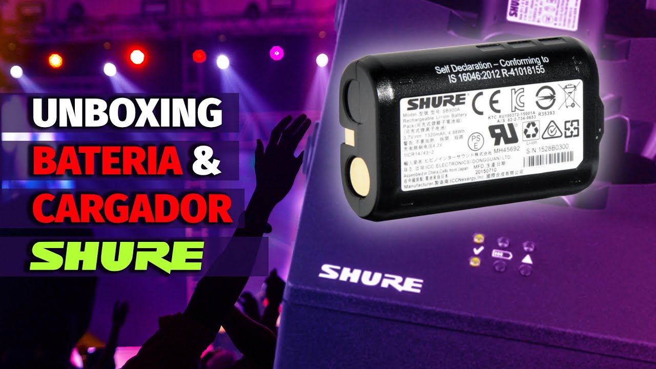 Batería Recargable Shure SB900A & Cargador SBC200 | Unboxing | Español
