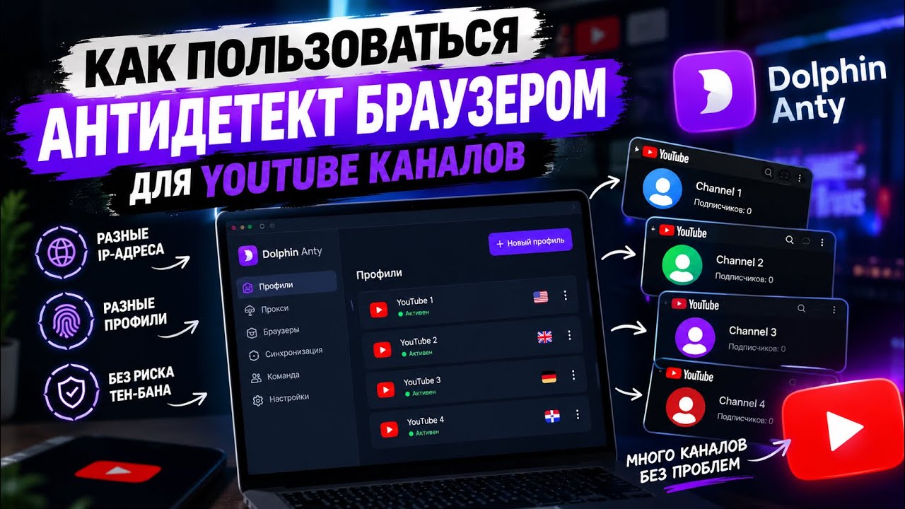 🔥 HOW TO USE AN ANTIDETECT BROWSER FOR YOUTUBE | Dolphin Anty