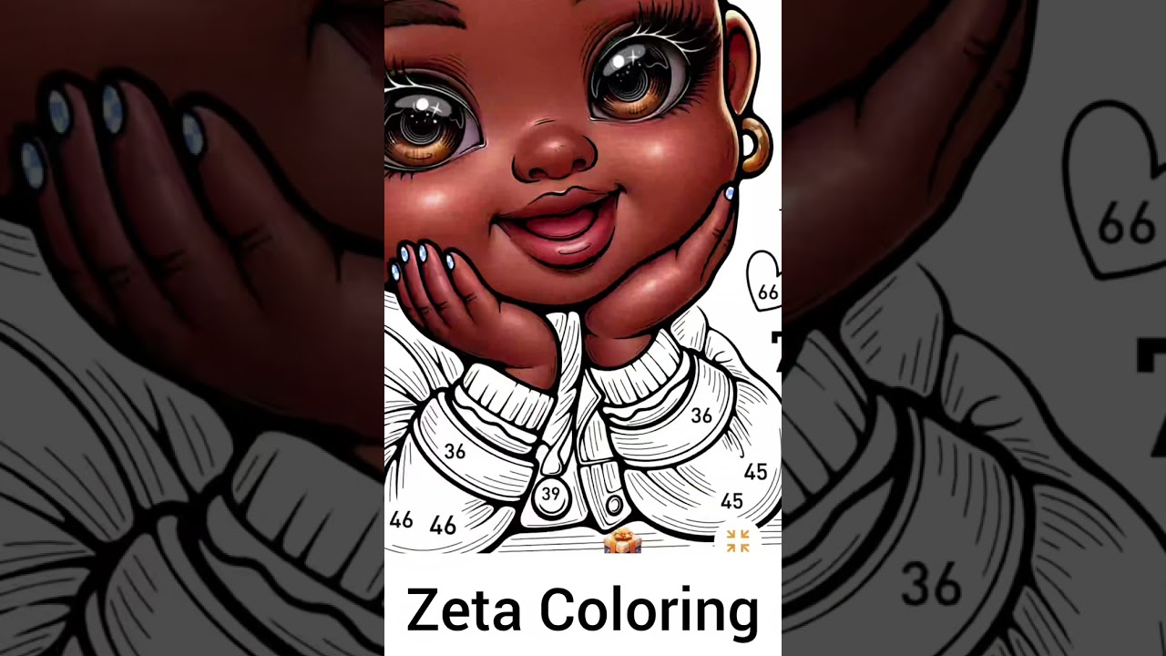 Trending mandala colouring viral video | Zeta Coloring pages | Satisfying Digital painting 