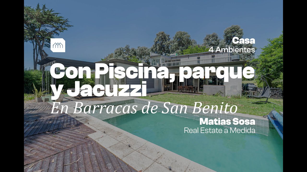 Casa de 4 ambientes ubicada en el Barrio Privado "Barrancas de San Benito", en Playa Los Lobos.