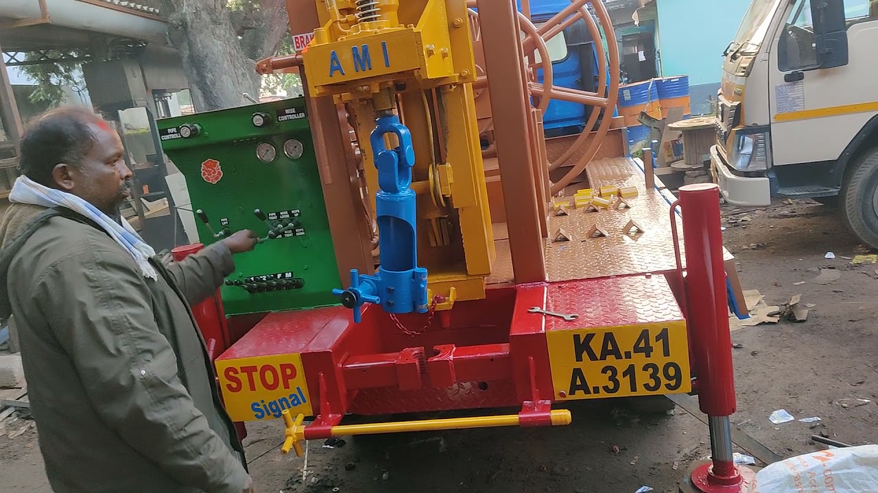 9944553990,9787911818, borewell pipe lifting machine full hydraulics in Hosur manufacturing