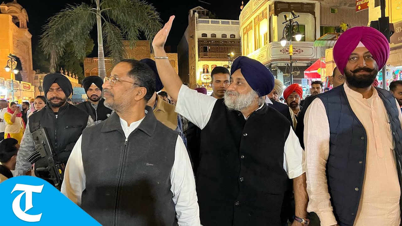 Sukhbir urges CM Bhagwant Mann to ensure cleanliness of heritage road leading to Harmandir Sahib